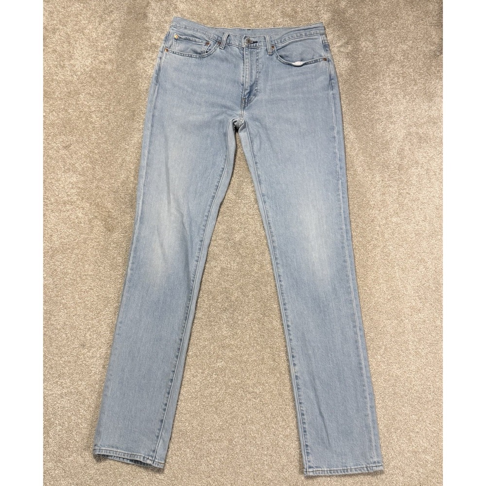 Levis 511 Jeans Men's 34X36 Slim Fit Straight Leg Light Blue Wash Stretch